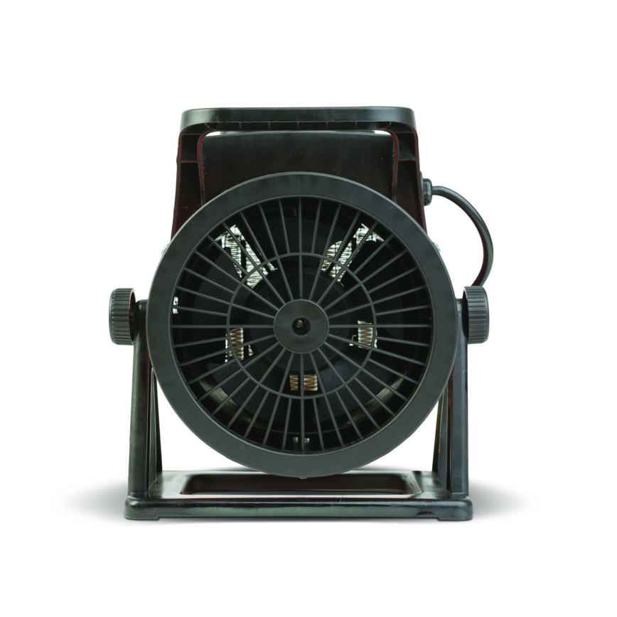 Keramik-Heizlüfter 1000/2000 W, 230 V, orange/schwarz