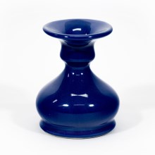 Keramik-Kerzenhalter 8,5 cm dunkelblau