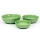 Keramik-Set 3x Kompottschale Lada grün
