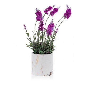 Keramikblumentopf MARBELA 11x11 cm weiß/gold