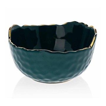 Keramikschale TIGELLA 13 cm grün/gold