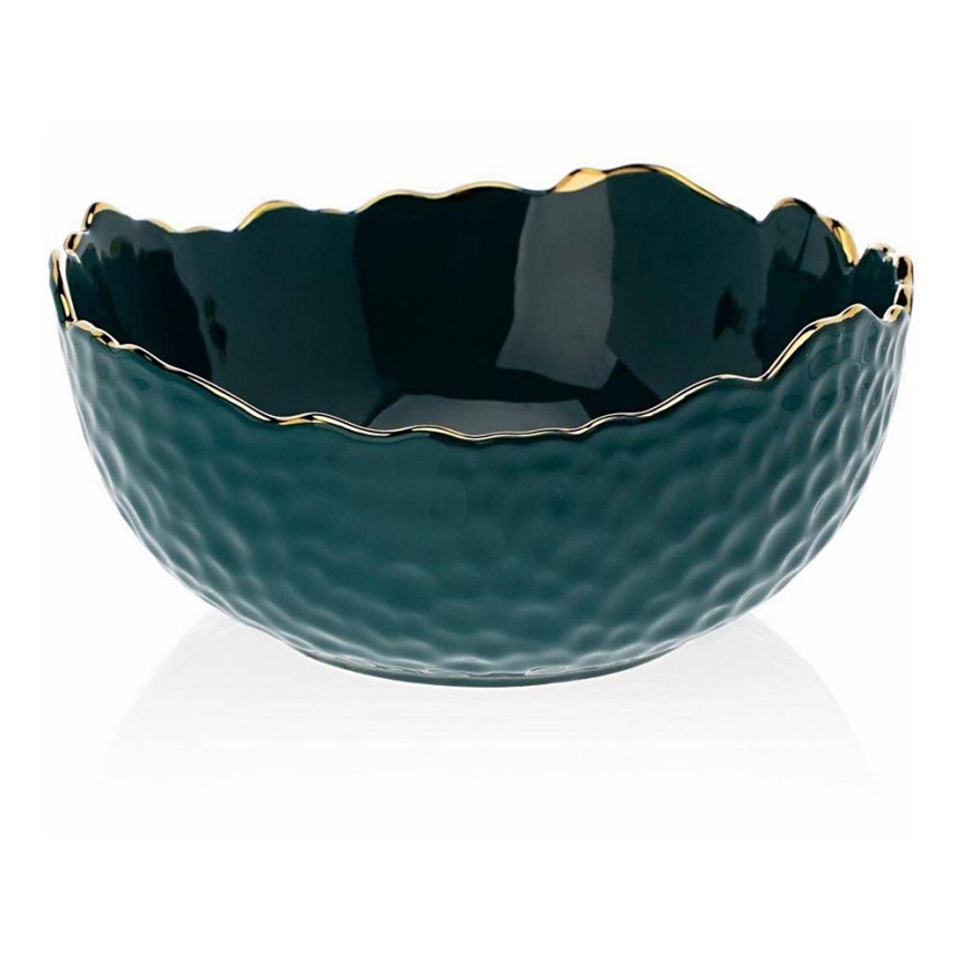 Keramikschale TIGELLA 20 cm grün/golden
