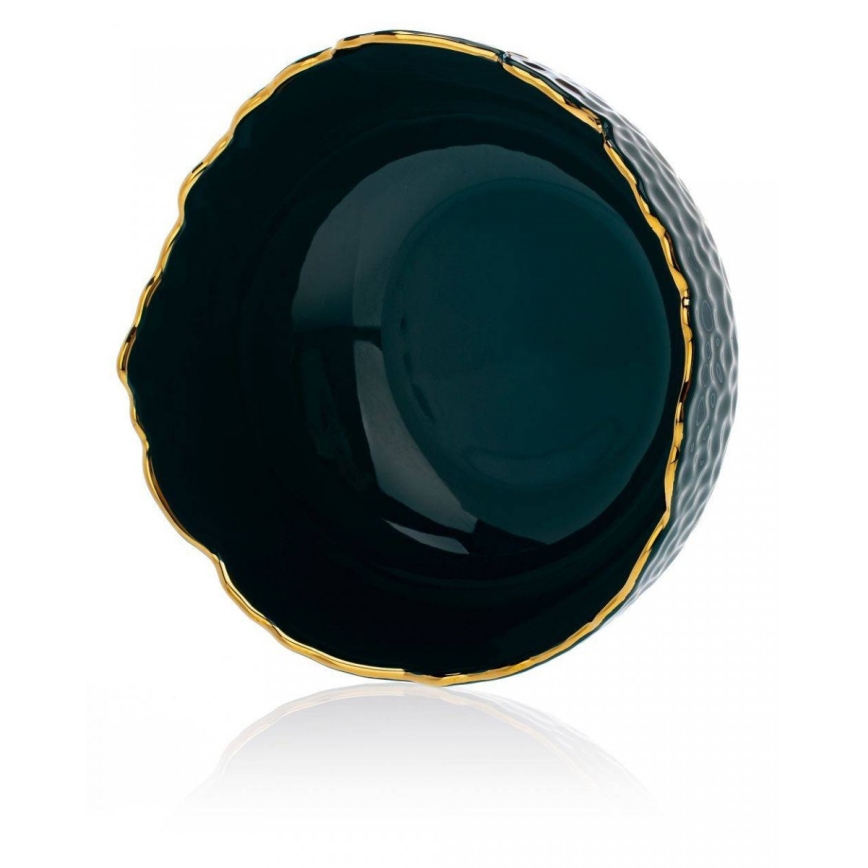 Keramikschale TIGELLA 20 cm grün/golden