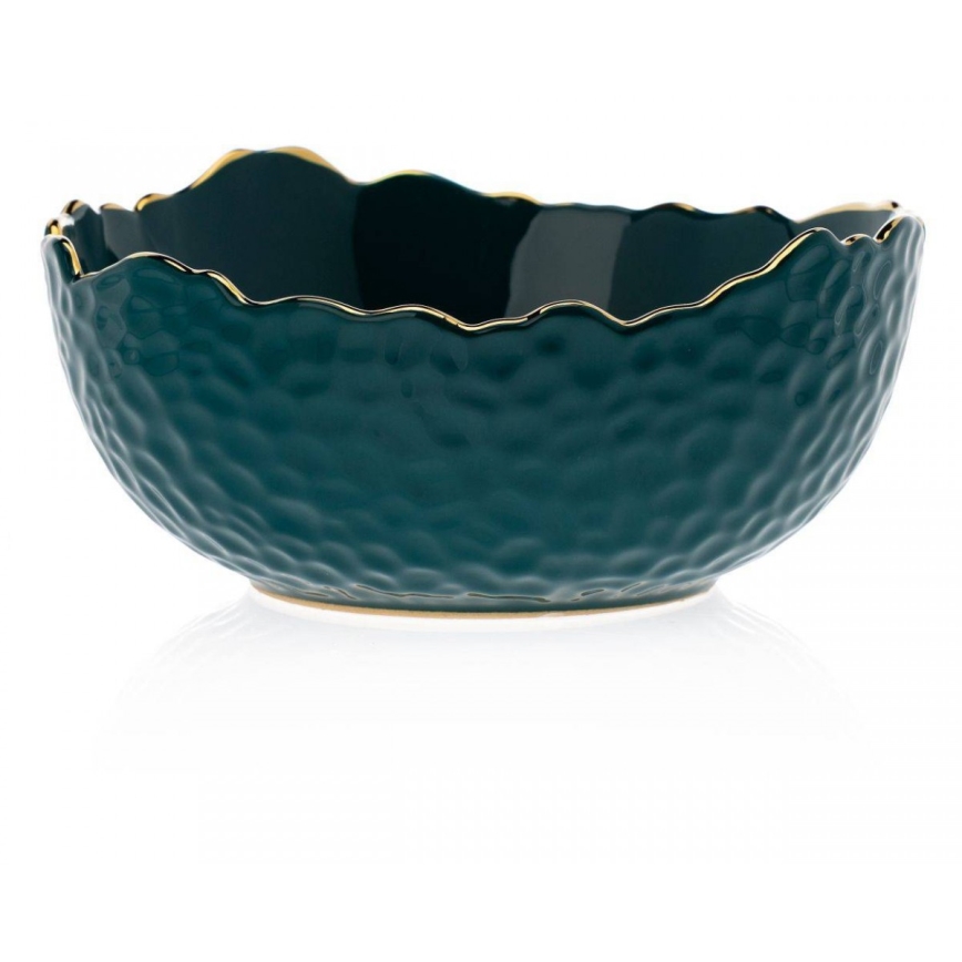 Keramikschale TIGELLA 20 cm grün/golden