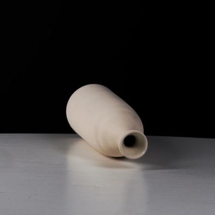 Keramikvase 46 cm, weiß