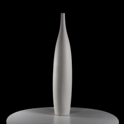 Keramikvase 70 cm weiß