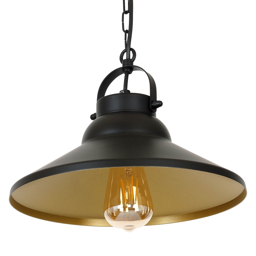 Kette-Kronleuchter IRON 1xE27/60W/230V