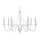 Kette-Kronleuchter MINERWA 7 7xE14/40W/230V weiß
