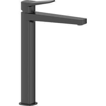 KFA Armatura 4522-712-81 - Waschtischarmatur + Ablaufgarnitur MALAGA 30,3 cm schwarz