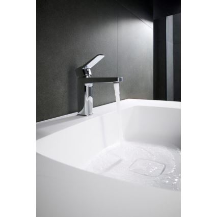 KFA Armatura 4522-815-00 - Waschtischarmatur + Ablaufgarnitur MALAGA 15,9 cm glänzender Chrom