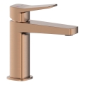 KFA Armatura 4522-815-34 - Waschtischarmatur + Ablaufgarnitur MALAGA 15,9 cm Roségold