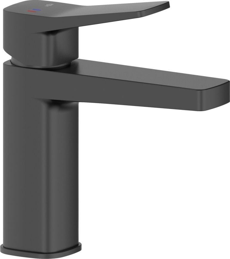 KFA Armatura 4522-825-81 - Waschtischarmatur + Ablaufgarnitur MALAGA 17 cm schwarz