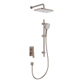 KFA Armatura 4529-301-34 - Duschset mit Unterputz-Armatur MALAGA Roségold