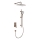 KFA Armatura 4529-301-34 - Duschset mit Unterputz-Armatur MALAGA Roségold