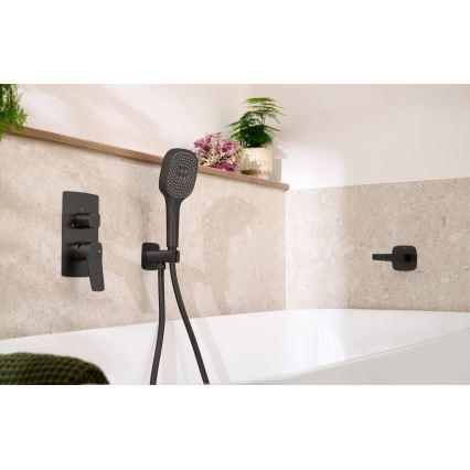 KFA Armatura 4529-501-81 - Duschset mit Unterputz-Armatur MALAGA schwarz