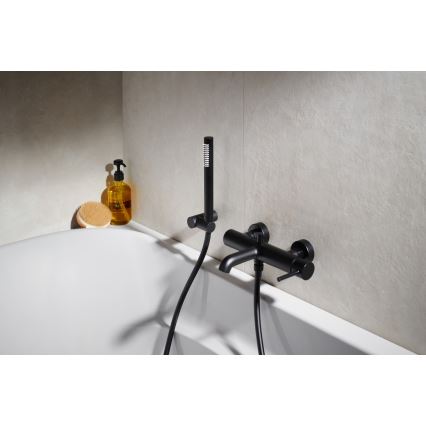 KFA Armatura 5034-520-81 - Badewannen-Set mit Armatur MOZA matt schwarz