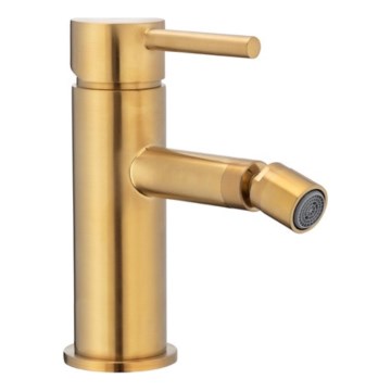 KFA Armatura 5037-015-31 - Bidetarmatur + Ablauf mit Überlauf MOZA geschliffen golden