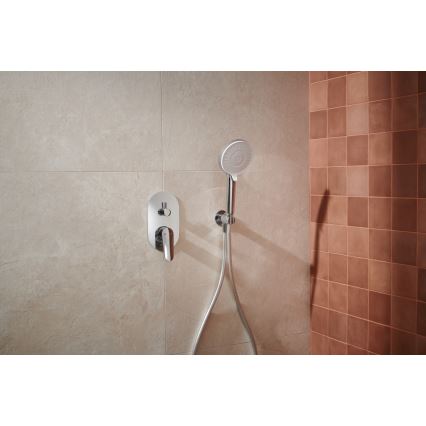 KFA Armatura 5559-501-00 - Duschgarnitur mit Unterputz-Armatur OTAVA glänzendes Chrom
