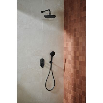 KFA Armatura 5559-501-81 - Duschgarnitur mit Unterputz-Armatur OTAVA matt schwarz