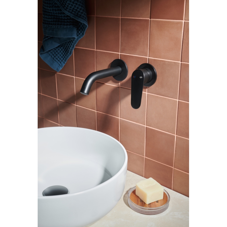 KFA Armatura 5559-810-81 - Unterputz-Waschtischarmatur OTAVA matt schwarz