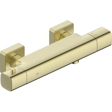 KFA Armatura 5756-010-31 - Thermostatische Duscharmatur MALAGA, gebürstetes Gold