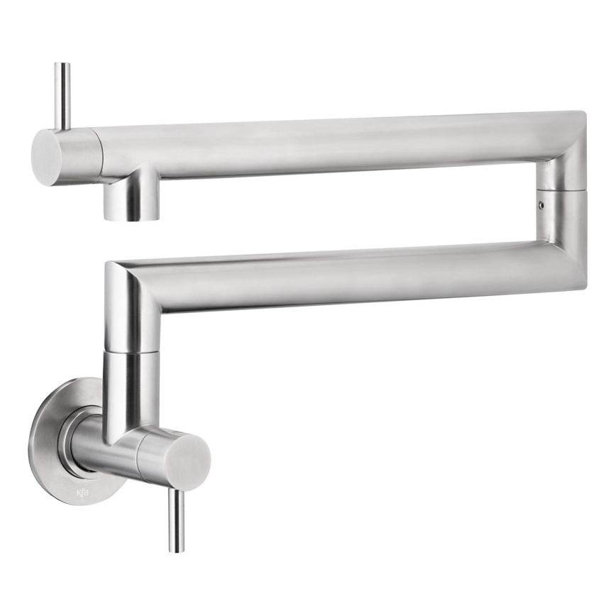 KFA Armatura 6623-030-22 - Küchenarmatur mit Schwenkarm DUERO POT FILLER Edelstahl