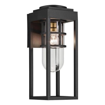 Kichler - Außen-Wandleuchte HONE M 1xE27/60W/230V IP44 schwarz