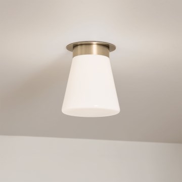 Kichler - Deckenleuchte ALBERS 1xE27/40W/230V Ø 21,6 cm Bronze