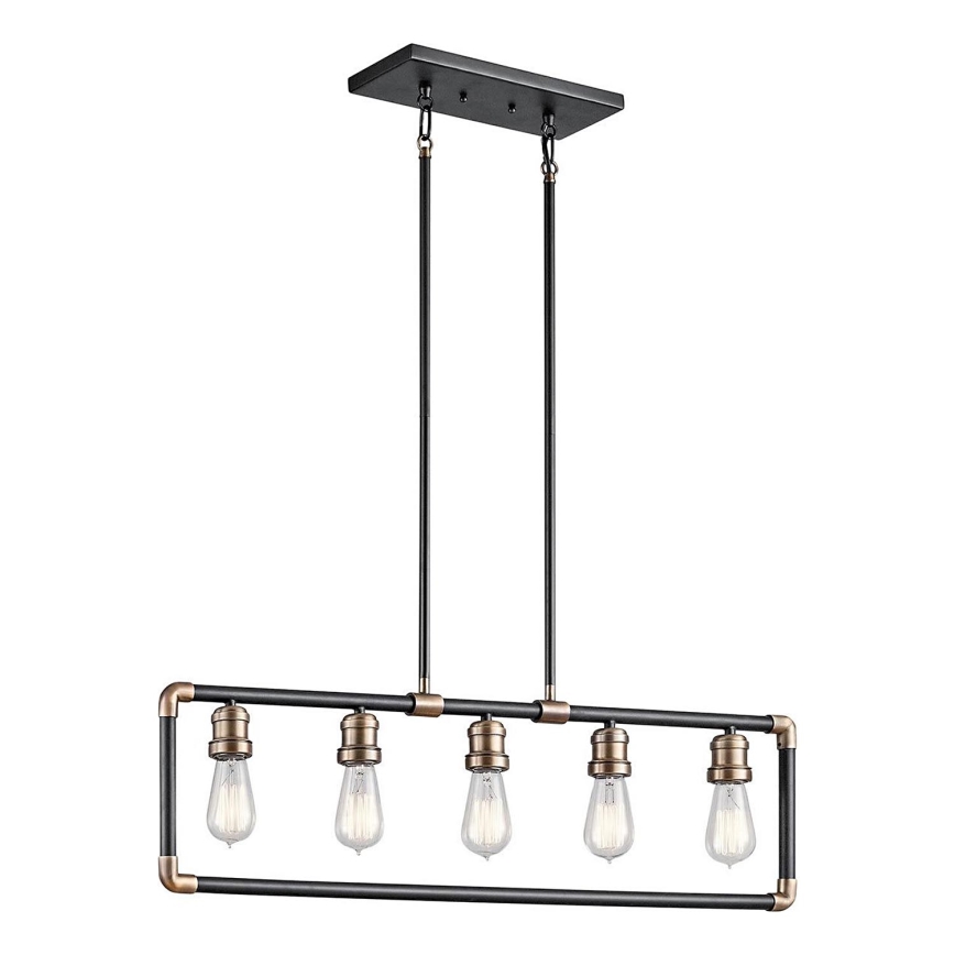 Kichler - Deckenleuchte an Stange IMAHN 5xE27/60W/230V