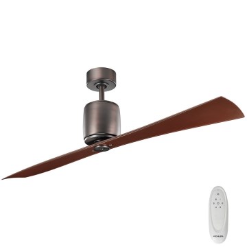 Kichler - Deckenventilator FERRON braun + Fernbedienung