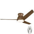 Kichler - Dimmbarer LED-Deckenventilator ERIS LED/10W/230V bronzen IP44 + Fernbedienung