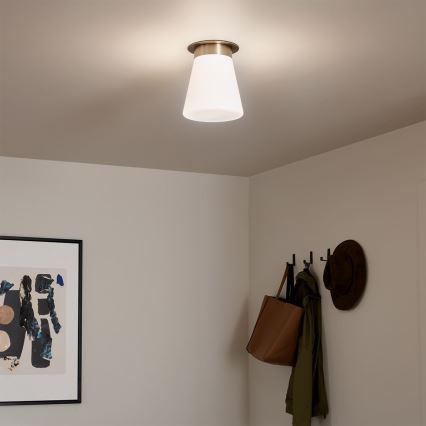 Kichler - Deckenleuchte ALBERS 1xE27/40W/230V Ø 21,6 cm Bronze