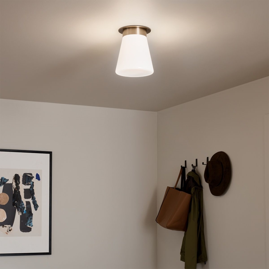 Kichler - Deckenleuchte ALBERS 1xE27/40W/230V Ø 21,6 cm Bronze