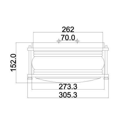 Kichler - Außenleuchte ASHLANDBAY 1xE27/60W/230V IP44 Bronze