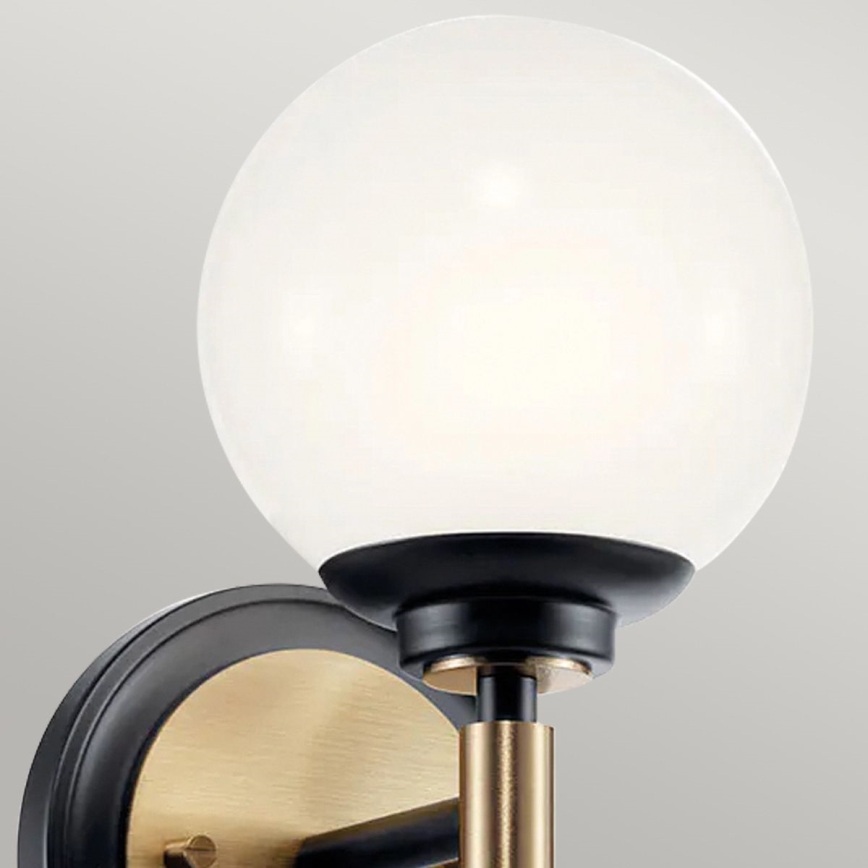 Kichler - LED-Badezimmer-Wandleuchte BENNO 2x G9/3W/230V goldfarben IP44