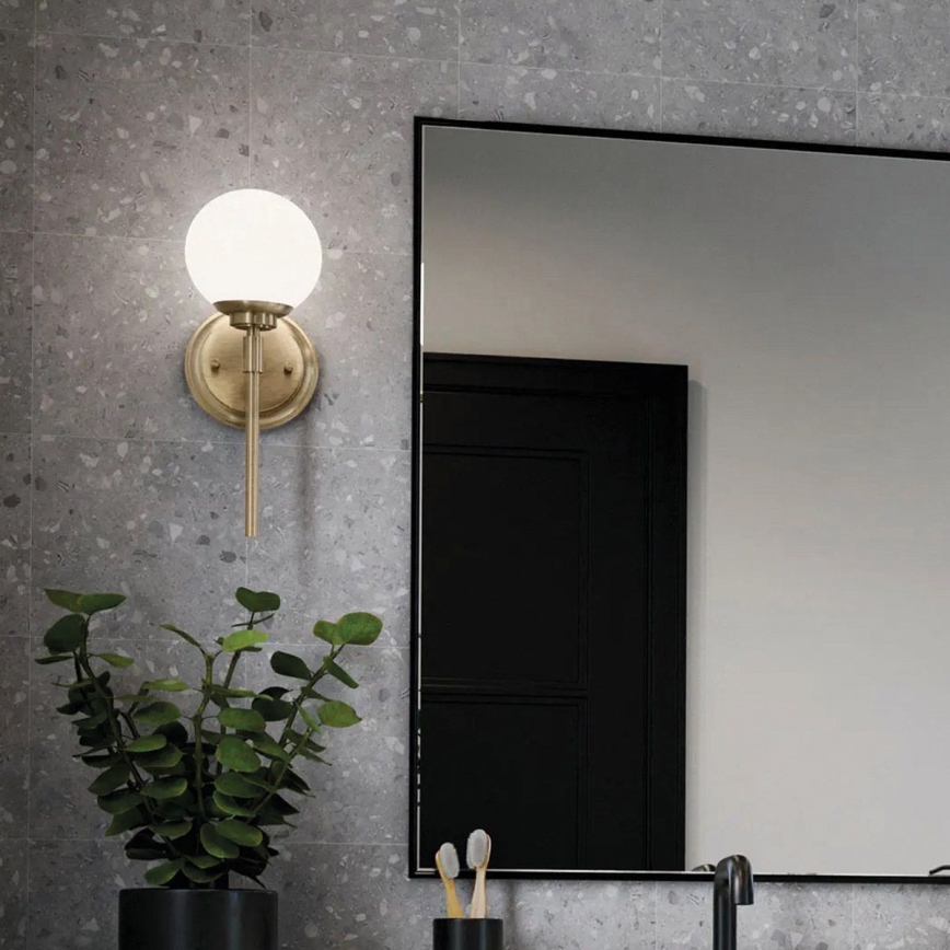 Kichler - LED-Wandleuchte für Badezimmer BENNO 1xG9/3W/230V IP44 Messing