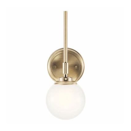 Kichler - LED-Wandleuchte für Badezimmer BENNO 1xG9/3W/230V IP44 Messing