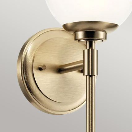 Kichler - LED-Wandleuchte für Badezimmer BENNO 1xG9/3W/230V IP44 Messing