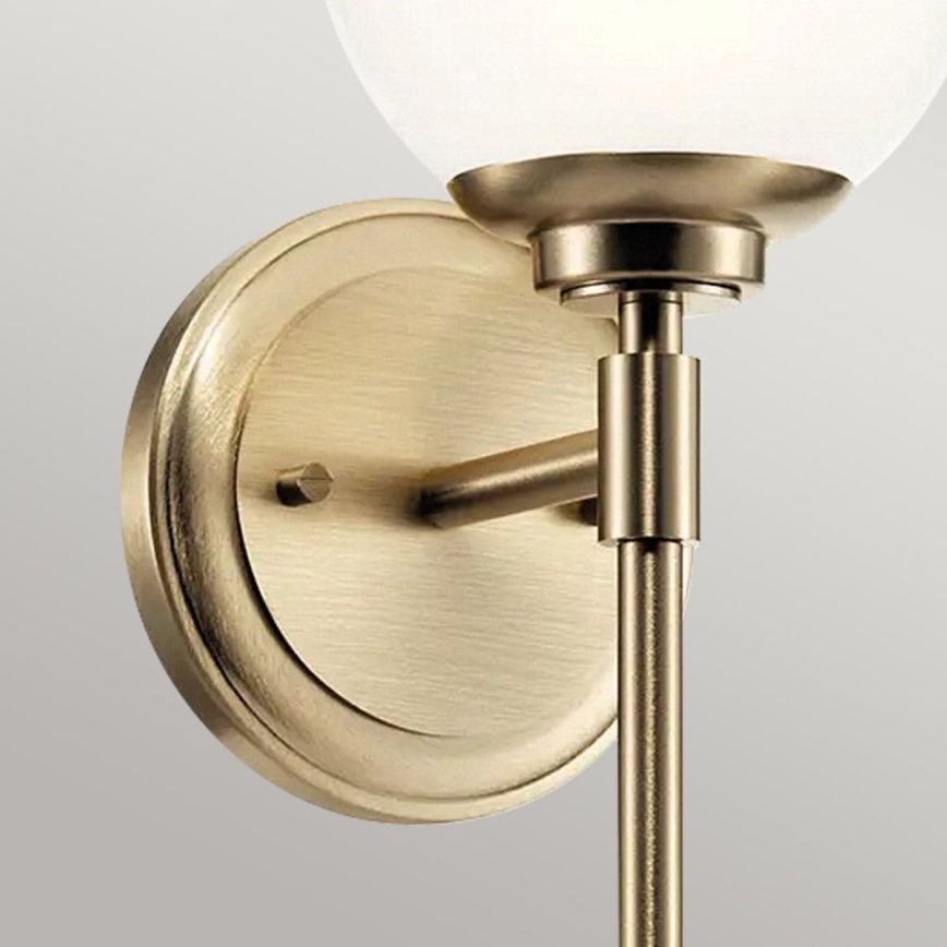 Kichler - LED-Wandleuchte für Badezimmer BENNO 1xG9/3W/230V IP44 Messing