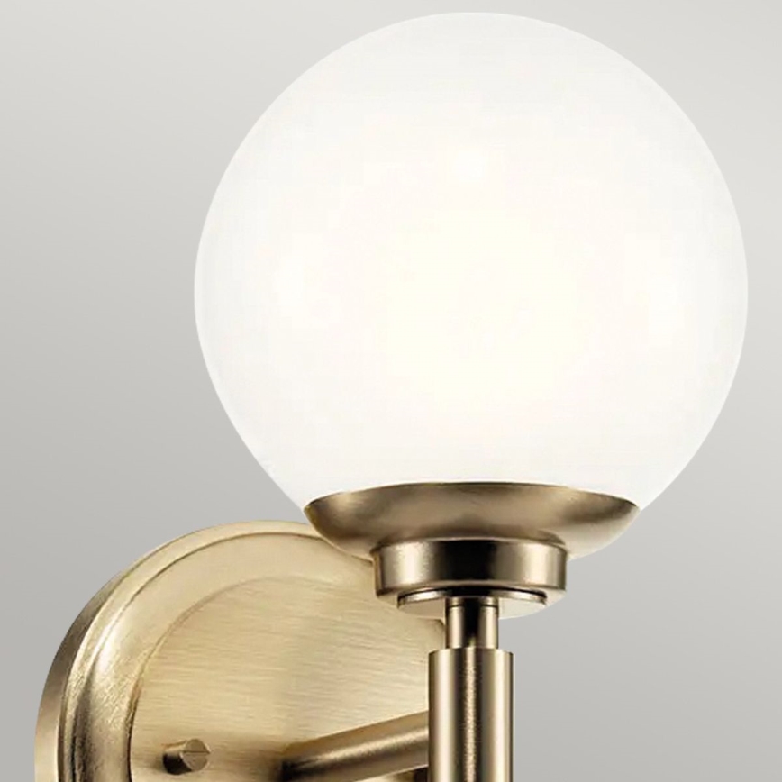Kichler - LED-Wandleuchte für Badezimmer BENNO 1xG9/3W/230V IP44 Messing