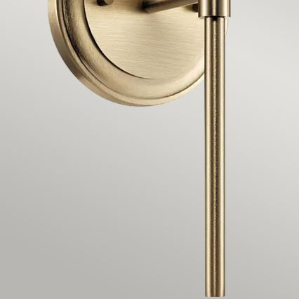 Kichler - LED-Wandleuchte für Badezimmer BENNO 1xG9/3W/230V IP44 Messing