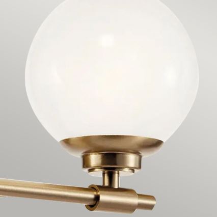 Kichler - LED-Wandleuchte für Badezimmer BENNO 2xG9/3W/230V IP44 Messing