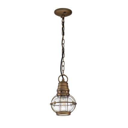 Kichler - Außen-Pendelleuchte mit Kette BRIDGE POINT 1xE27/60W/230V IP44 bronzefarben