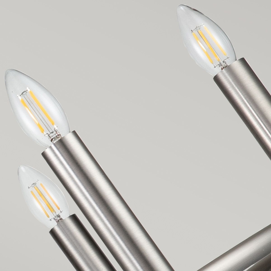 Kichler - Kronleuchter an Kette CAPITOL HILL 6xE14/40W/230V mattchrom