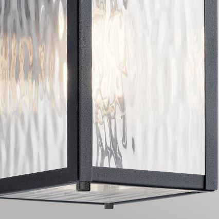 Kichler - Außenwandleuchte CAPPANNA S 1xE27/60W/230V IP44 schwarz