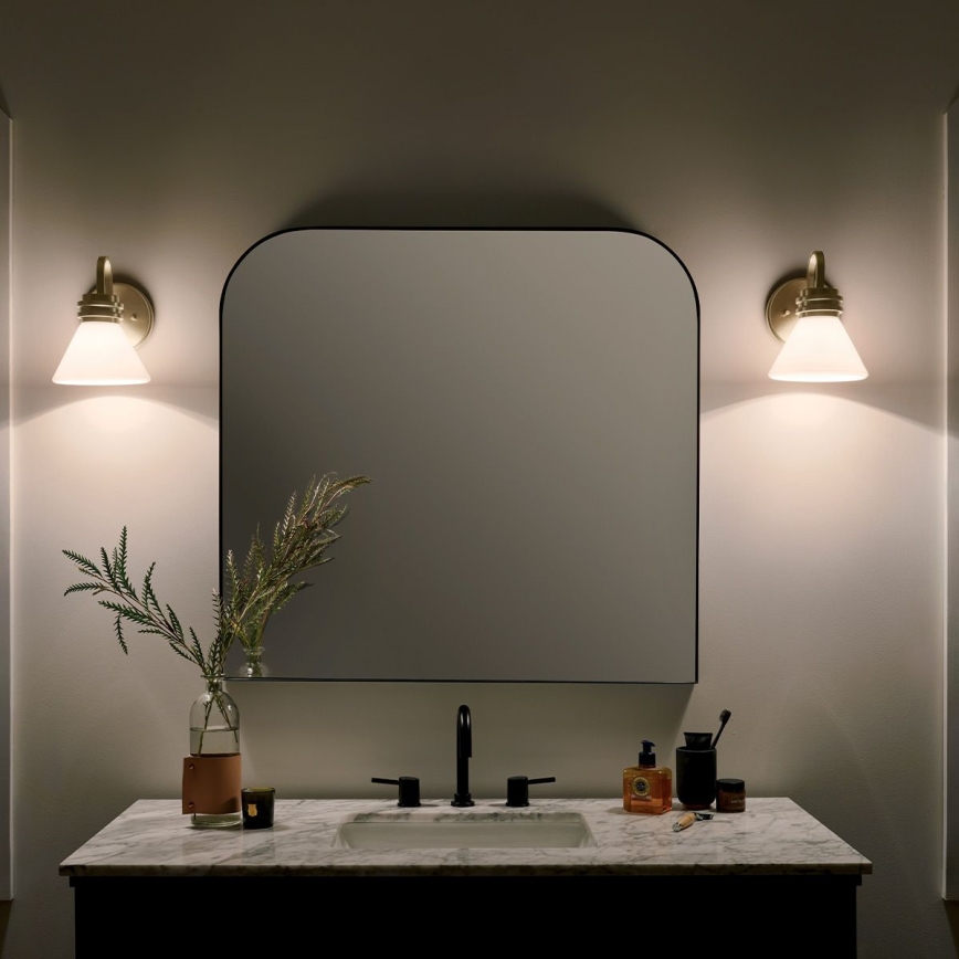 Kichler - LED-Badezimmer-Wandleuchte FARUM 1xG9/3W/230V IP44 Messing