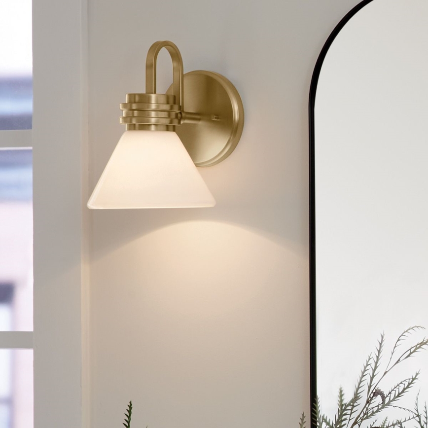 Kichler - LED-Badezimmer-Wandleuchte FARUM 1xG9/3W/230V IP44 Messing