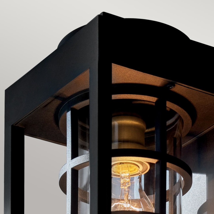 Kichler - Außen-Wandleuchte HONE M 1xE27/60W/230V IP44 schwarz