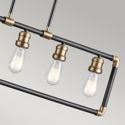 Kichler - Deckenleuchte an Stange IMAHN 5xE27/60W/230V