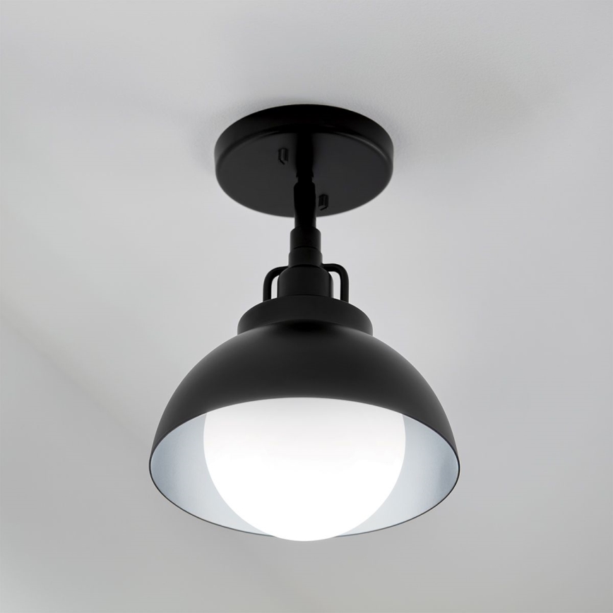 Kichler - Wandleuchte NIVA 1xE27/40W/230V schwarz